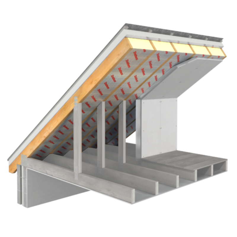 Pitched sales roof insulation