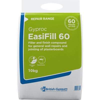 Gyproc Easifill 60 Compound - 800 Bags (80 Bags x 10 Pallets) Half Load Building Materials