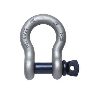 Blue Pin Bow Shackle - All Weights Tools and Workwear