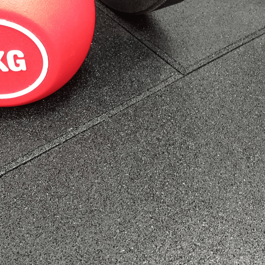 30mm Sprung PRO Gym Floor Tile - Rubber Heavy Duty Gym Flooring GYM FLOORING