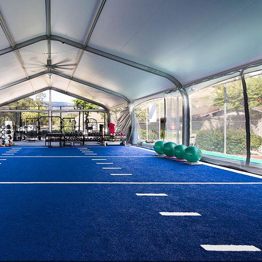 Indoor Gym Turf Roll – 2m Wide 10m / Blue Sprint Track