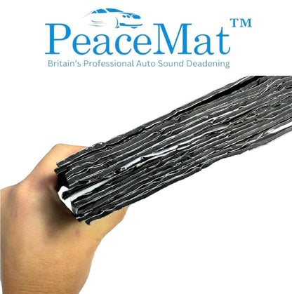 20x Campervan Sound Deadening Sheets - Silver Butyl Soundproofing Mats for Car, Van & Doors (PeaceMAT XR) Sound Deadening