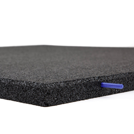 30mm Outdoor Rubber Gym Tiles – 1m x 1m Black outdoor garden mats
