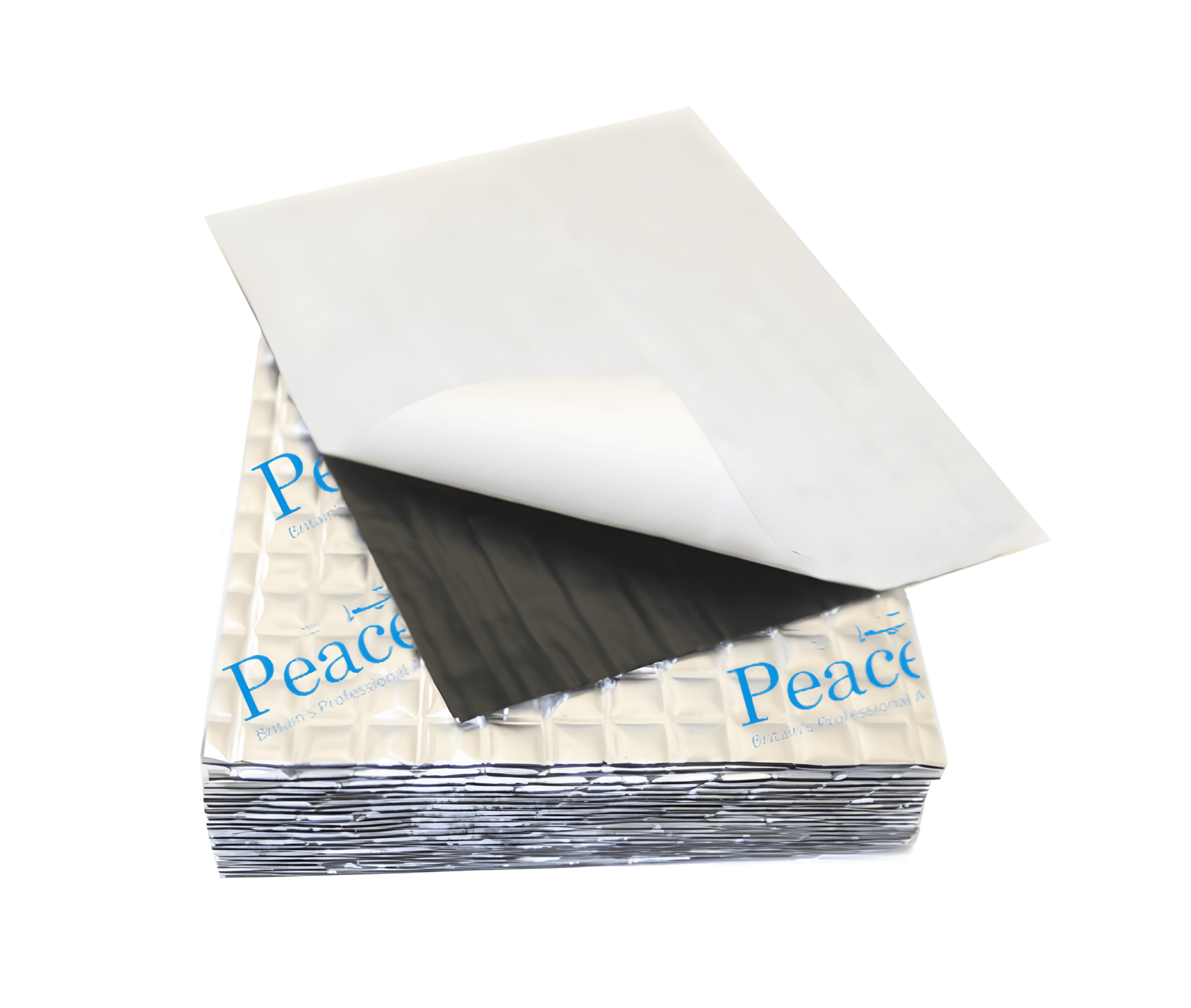 20x Campervan Sound Deadening Sheets - Silver Butyl Soundproofing Mats for Car, Van & Doors (PeaceMAT XR) Sound Deadening