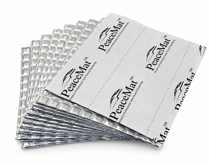 Camper Van Sound Deadening Pads, PeaceMAT™ XR (20 Sheets) Silver Sound Deadening