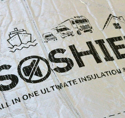 SOShield 30mm Premium Insulation for Camper Van, Boat and Home Thermal Van Liner