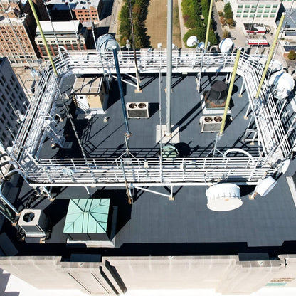 Rubber Rooftop Flooring Tiles