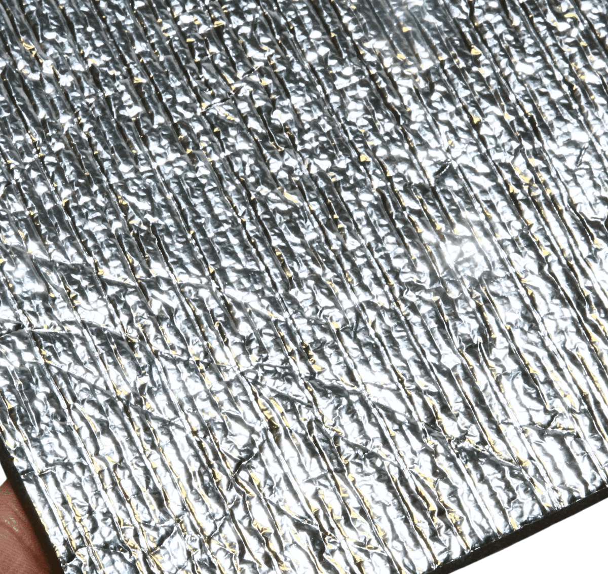 5m² Automotive Insulation Mat Foil Faced Self Adhesive Heat Reflector Foam, GlassMAT PE Thermal Van Liner