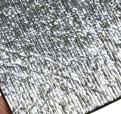 5m² Automotive Insulation Mat Foil Faced Self Adhesive Heat Reflector Foam, GlassMAT PE Thermal Van Liner