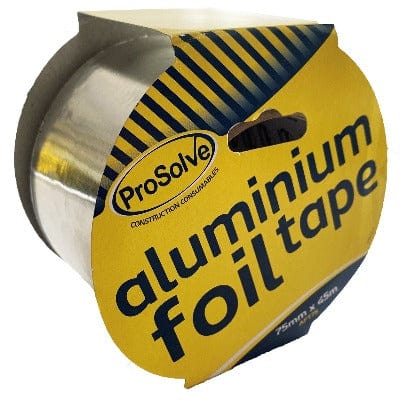 Aluminium Foil Tape - All Sizes 75mm x 45m Scrim and Jointing Tapes