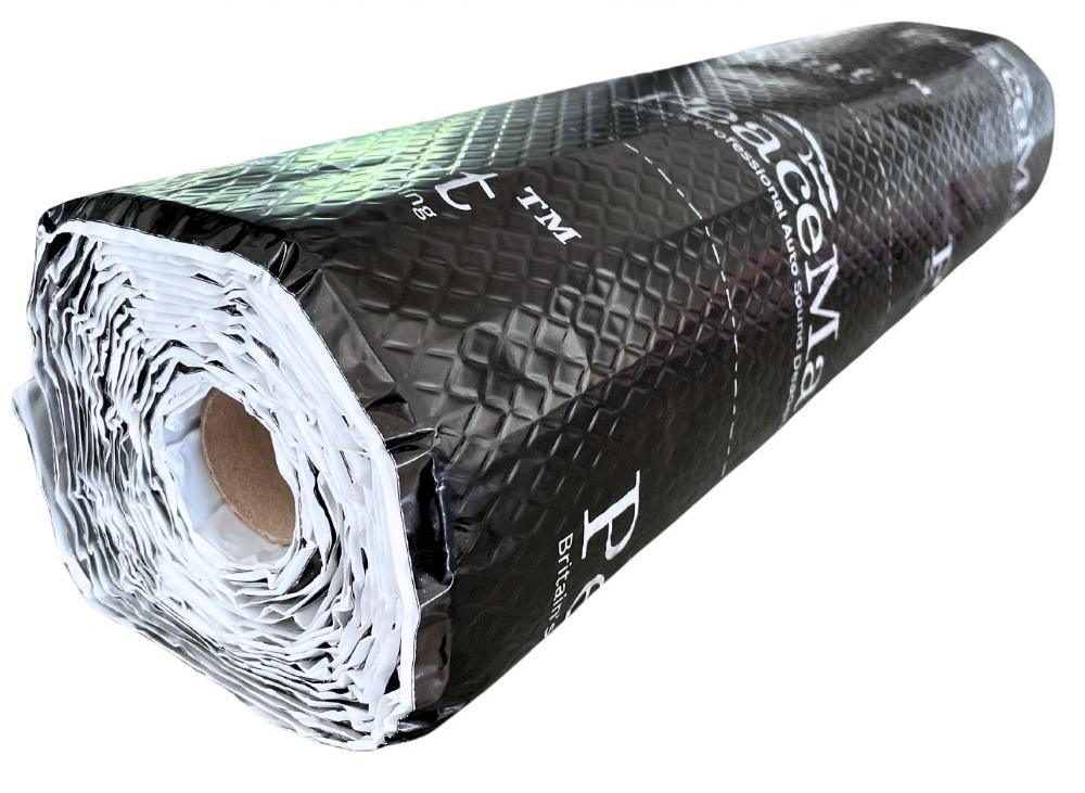 Camper Van Sound Deadening Mat, PeaceMAT XR 6m Roll in Black Sound Deadening