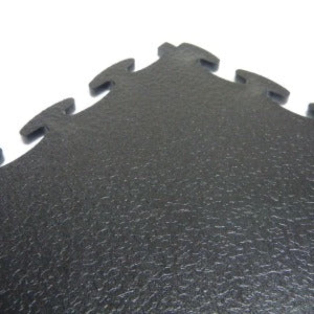 7mm Interlocking PVC Dog Kennel Tiles Black