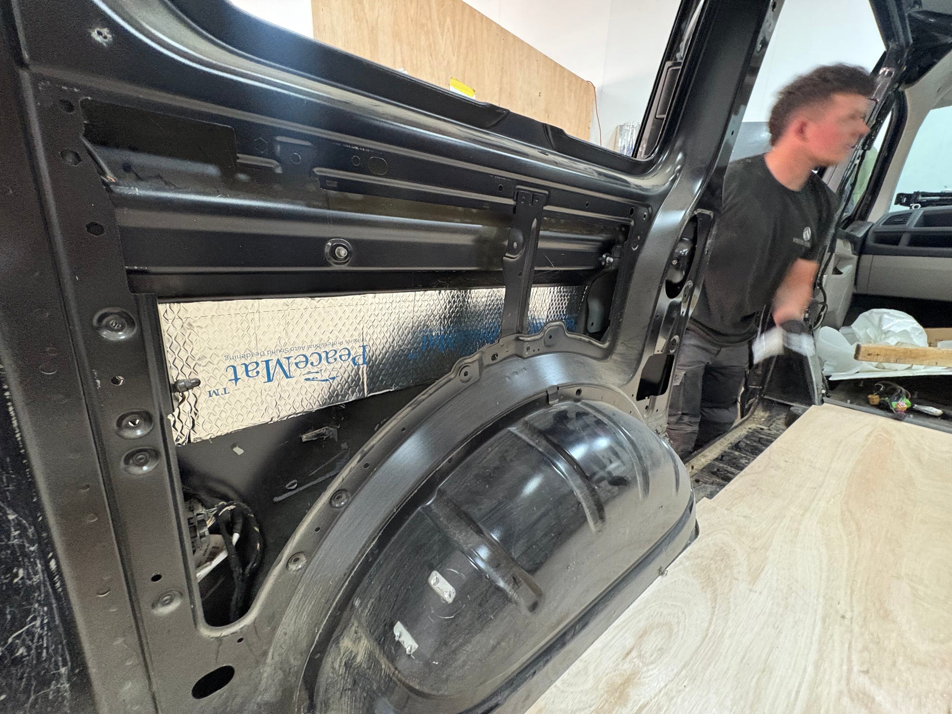 Camper Van Sound Deadening Mat, PeaceMAT XR 6m Roll in Black Sound Deadening