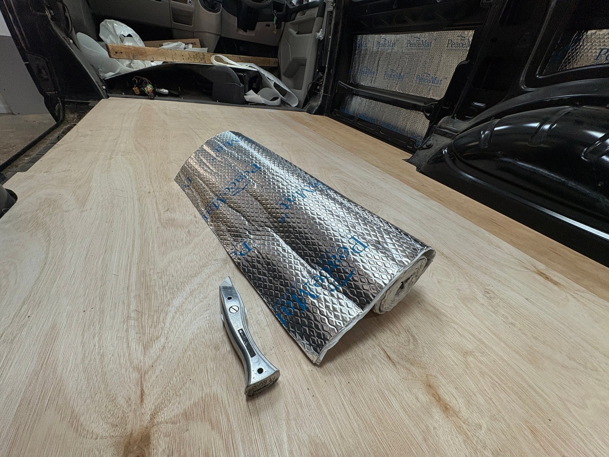 20x Campervan Sound Deadening Sheets - Silver Butyl Soundproofing Mats for Car, Van & Doors (PeaceMAT XR) Sound Deadening