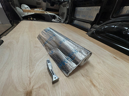 20x Campervan Sound Deadening Sheets - Silver Butyl Soundproofing Mats for Car, Van & Doors (PeaceMAT XR) Sound Deadening