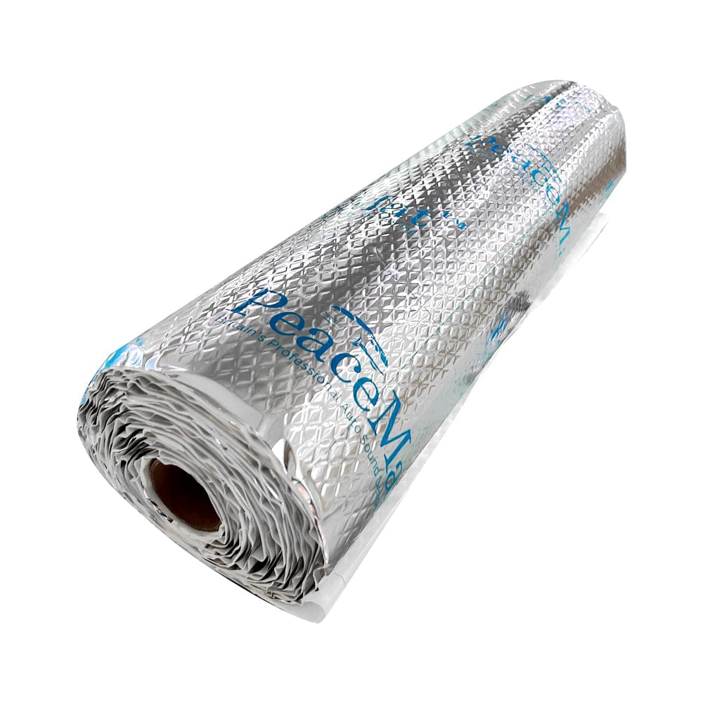 Camper Van Sound Deadening Mat, PeaceMAT XR 6m Roll in Silver Sound Deadening