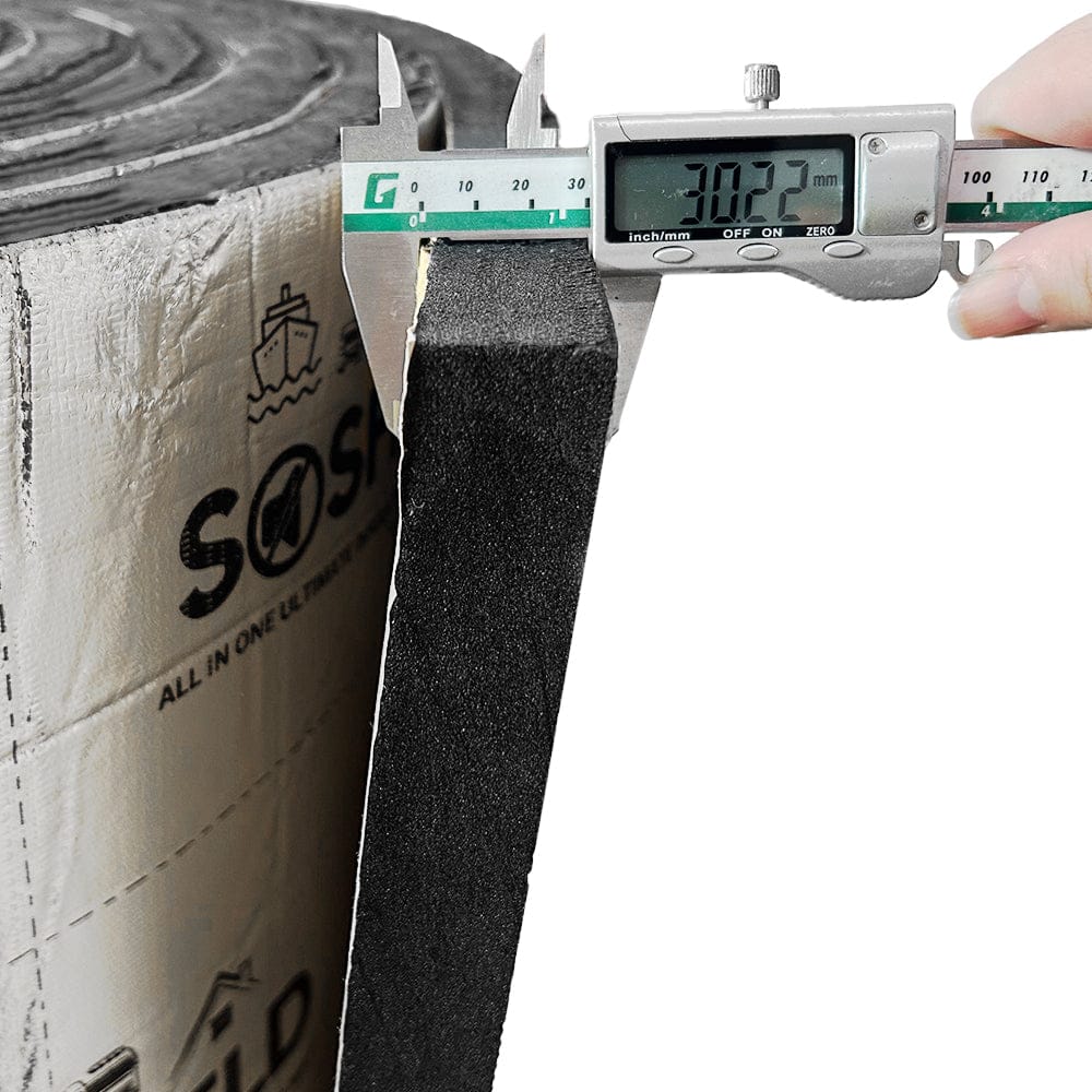 SOShield 30mm Premium Insulation for Camper Van, Boat and Home Thermal Van Liner