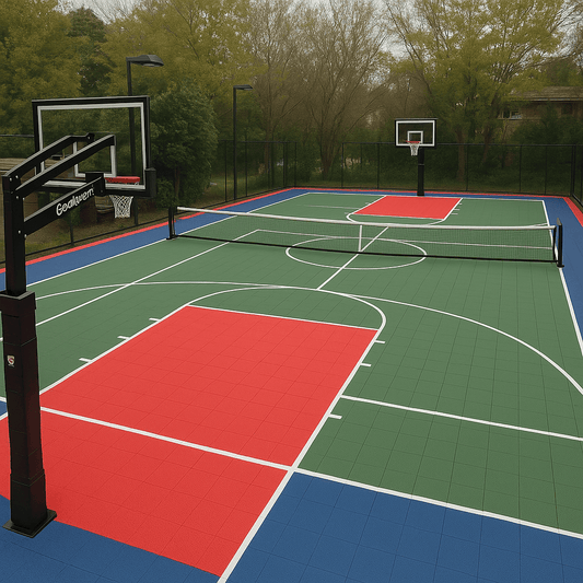 Modular Multi-Sport Court Flooring Modular Tiles