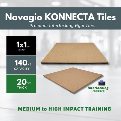 20mm Konnecta Navagio Flooring Mats GYM FLOORING