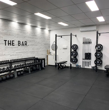 20mm PRO Rubber Gym Flooring Tiles – Smooth Top Surface - UK's Top Rated