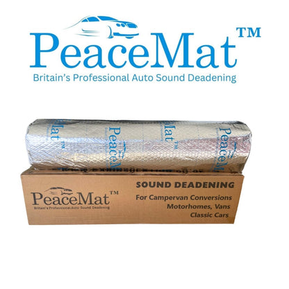 Camper Van Sound Deadening Mat, PeaceMAT XR 6m Roll in Silver Sound Deadening