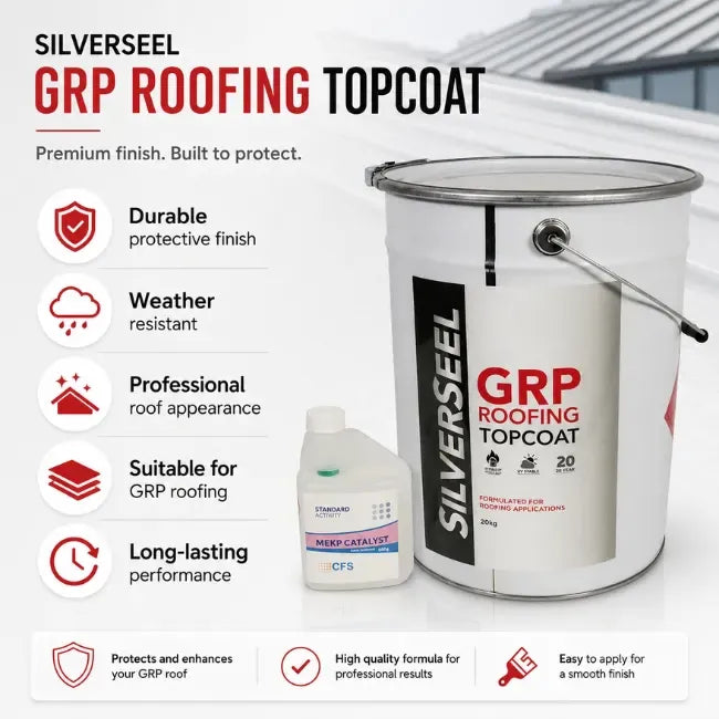 Silverseel Fire retardant Topcoat (Free Catalyst ) Resins & Topcoats
