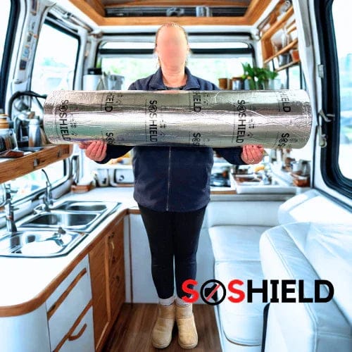 SOShield 20mm Premium Insulation for Camper Van, Boat and Home Thermal Van Liner