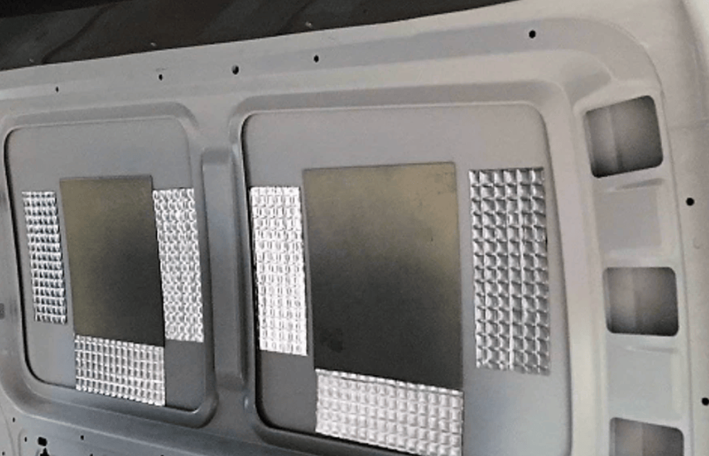 Camper Van Sound Deadening Pads, PeaceMAT™ XR (20 Sheets) Silver Sound Deadening