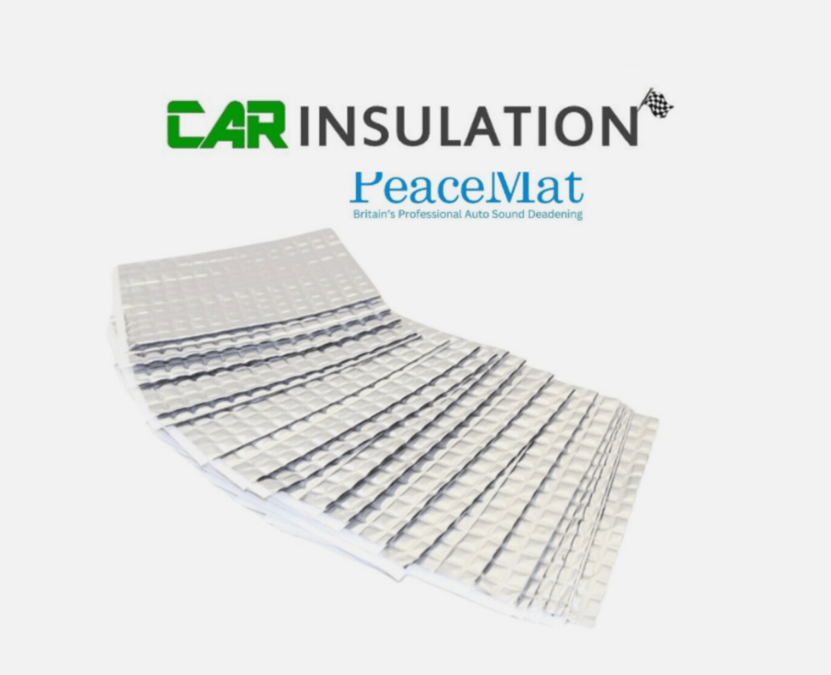 Camper Van Sound Deadening Pads, PeaceMAT™ XR (20 Sheets) Silver Sound Deadening