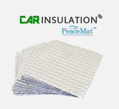 Camper Van Sound Deadening Pads, PeaceMAT™ XR (20 Sheets) Silver Sound Deadening