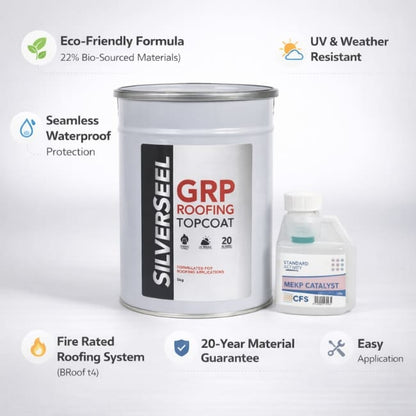 SILVERSEEL 600GRM GRM Fibre Glass Roofing