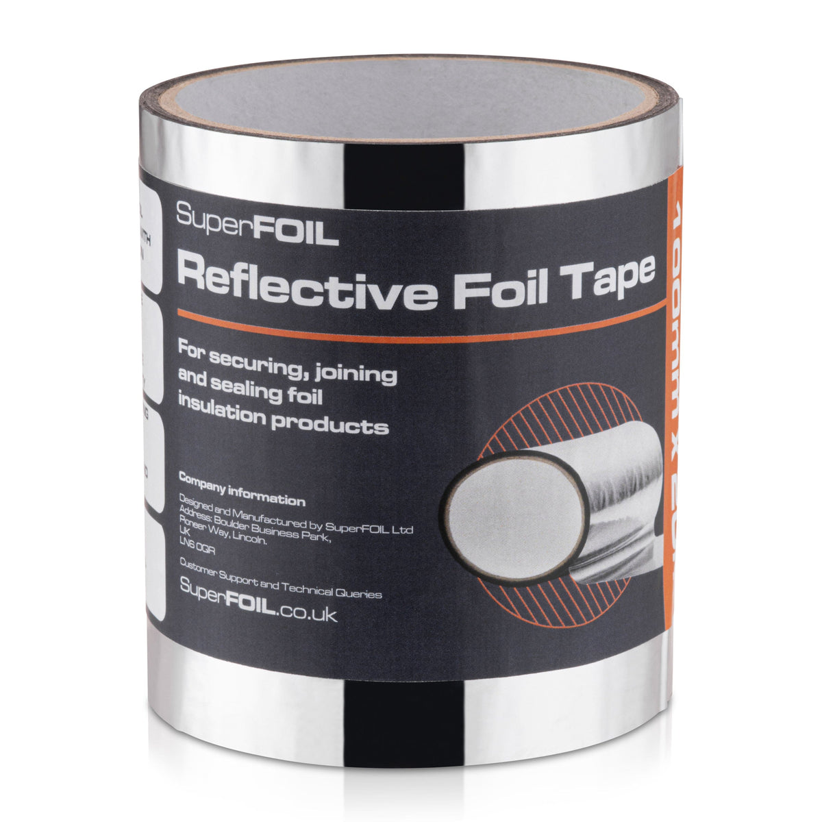SuperFOIL Standard Foil Tape 100mm x 20m