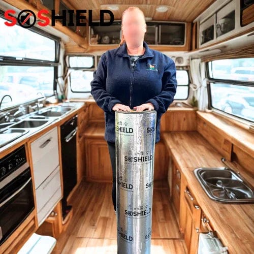 SOShield 20mm Premium Insulation for Camper Van, Boat and Home Thermal Van Liner