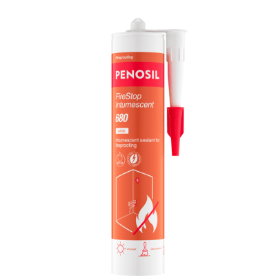 Penosil Fire Stop Intumescent Sealant 680 - White x 300ml (Box of 24)