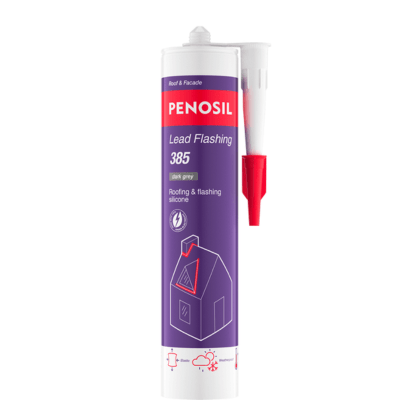 Penosil Lead Flashing 385 Roof and Flashing Silicone x 300ml - Grey (Box of 24)