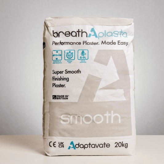 Breathaplasta Smooth Finishing Plaster x 20Kg Plaster