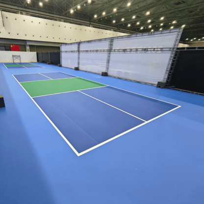 Indoor Rollout Vinyl Pickleball Court (Installation Accessories Included) 9m x 18m Vinyl Sports Flooring