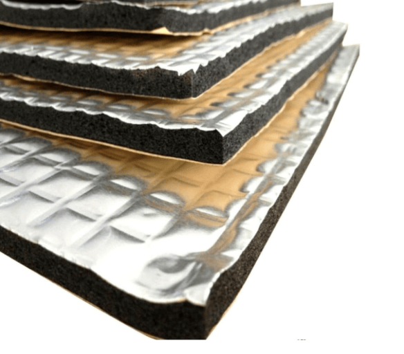 24 Sheets Van Insulation Soundproofing Aluminium Closed Cell Foam, GlassMAT GR Sound Blocking