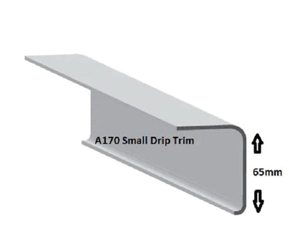 A170 Small Drip Trim From £7 ( Quality Heavy Duty) Fibre Glass Roofing Trims