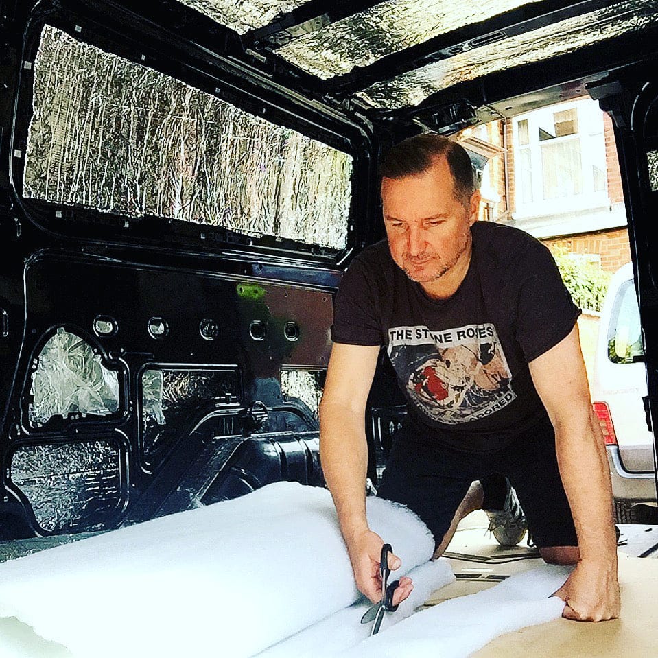 50mm Camper Van Thermal Insulation White Fleece Absoft Material Thermal Van Liner