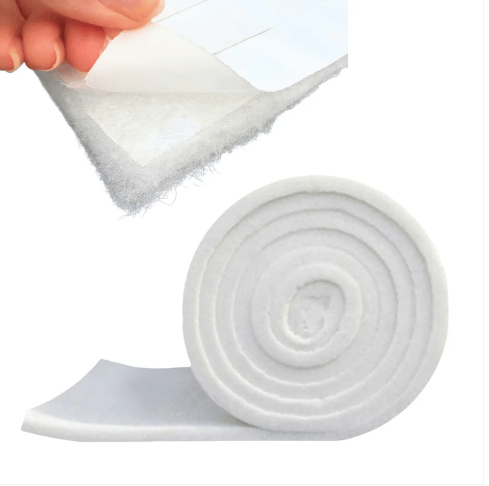 25mm Adhesive Campervan Thermal Fleece Insulation - Recycled Polyester Gap Filler for Van Conversion Thermal Van Liner