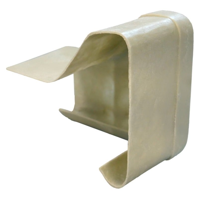 B230 Small Raised Edge Trim - Heavy-Duty GRP Fibreglass Roof Edge for Professional Finish Roofing Tool Kits & Acessories