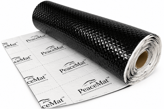 Camper Van Sound Deadening Mat, PeaceMAT XR 2m Roll in Black Sound Deadening