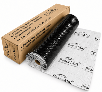 Camper Van Sound Deadening Mat, PeaceMAT XR 2m Roll in Black Sound Deadening