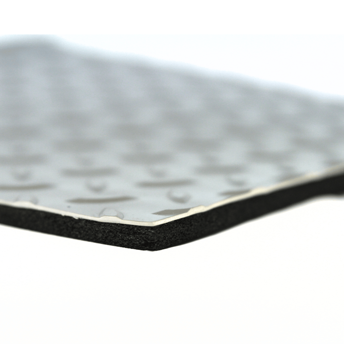 Floorflex Grey Camper Van Floor Soundproofing Checker 5mm PVC Mat + Foam
