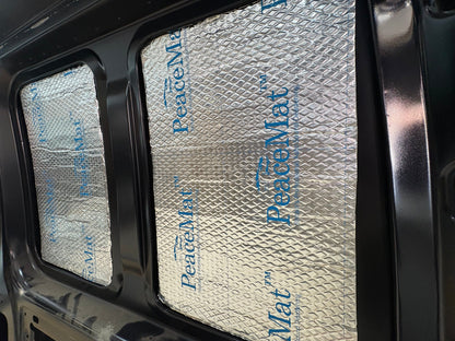 20x Campervan Sound Deadening Sheets - Silver Butyl Soundproofing Mats for Car, Van & Doors (PeaceMAT XR) Sound Deadening
