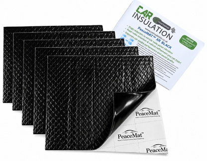 Camper Van Black Sound Deadening Sheet, PeaceMAT™ XR (x1 Sheet) Sound Deadening