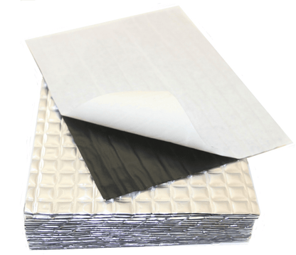 Camper Van Sound Deadening Pads, PeaceMAT™ XR (20 Sheets) Silver Sound Deadening