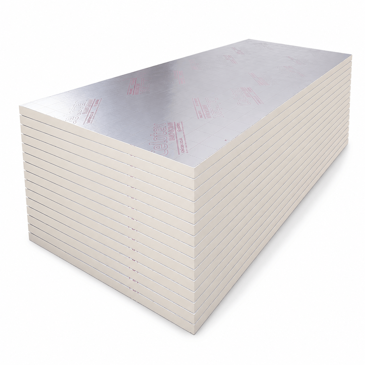 Pallet of 25mm Celotex 1200mm x 2400mm GA4000 (48 Boards per Pallet) Insulation Board