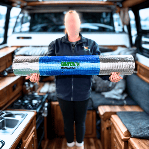8mm Camper Van Soundproofing Foam Insulation with Aluminium Back, GlassMAT GR Sound Blocking